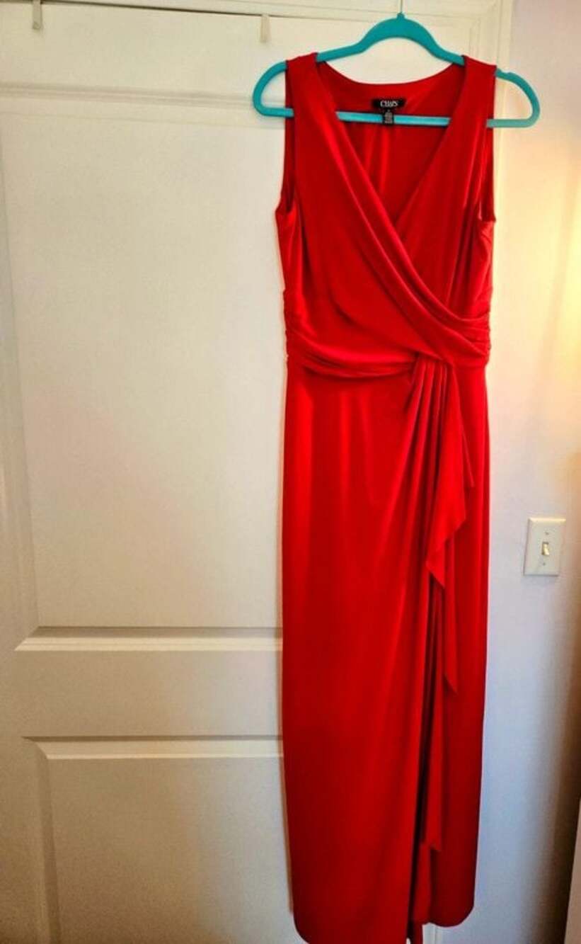 Chaps Ralph Lauren red formal dress sz 12